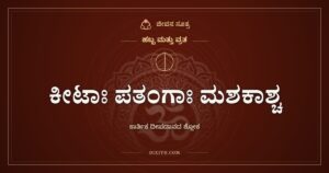 ಕೀಟಾಃ ಪತಂಗಾಃ ಮಶಕಾಶ್ಚ: ಕಾರ್ತಿಕ ಪೂರ್ಣಿಮೆಯ ದೀಪದಾನ ಶ್ಲೋಕ