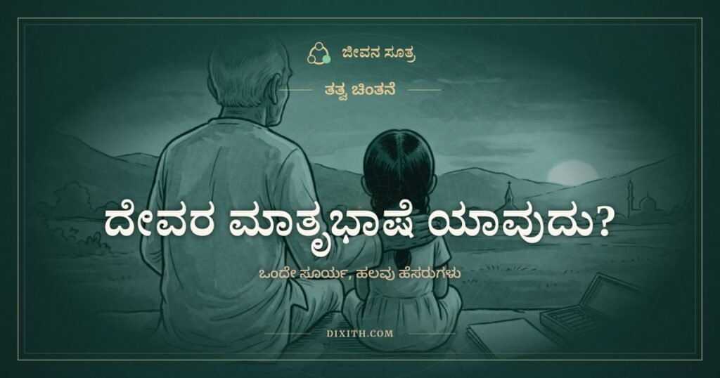 ದೇವರ ಮಾತೃಭಾಷೆ ಯಾವುದು?