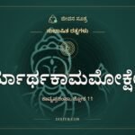 ಧರ್ಮಾರ್ಥಕಾಮಮೋಕ್ಷೇಷು, ಸುಭಾಷಿತ ರತ್ನಗಳು, ಜೀವನ ಸೂತ್ರ